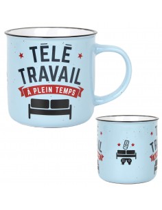 Mug Couleur "Télétravail"