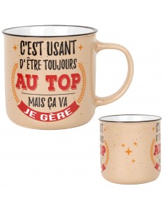 Mug Couleur "Au Top"