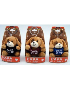 PC peluche chien "Papa je...