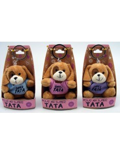 PC peluche chien "Super Tata"