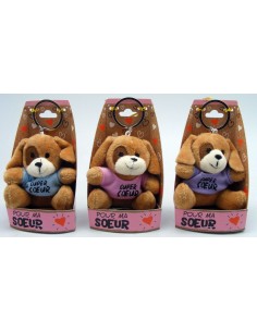 PC peluche chien "Soeur"