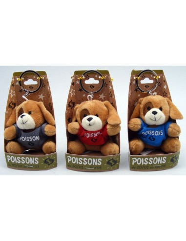 PC peluche chien "Poissons"