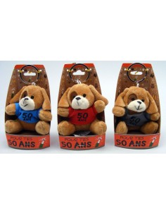 PC peluche chien "50 ans"