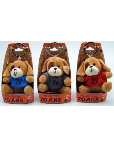 PC peluche chien "70 ans"
