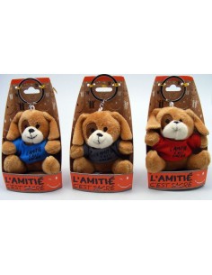 PC peluche chien "Amitié"