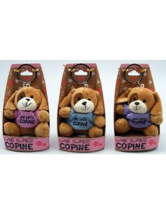 PC peluche chien "Copine"