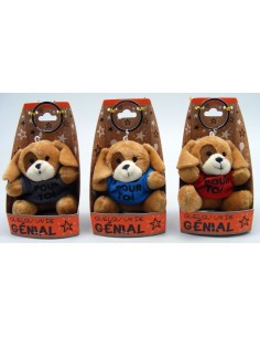 PC peluche chien "Quelqu'un"