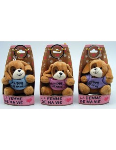 PC peluche chien "La femme...