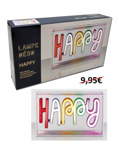 Lampe PVC Néon "Happy"