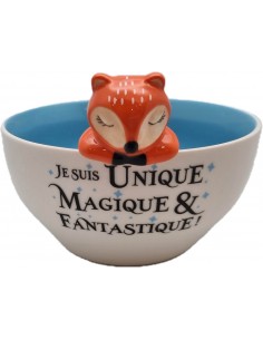 Bol figurine relief "Renard"