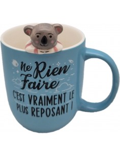 Mug figurine relief "Koala"