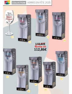 Assortiment 36 Verre à vin...