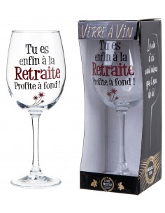 Verre à vin "Retraite"