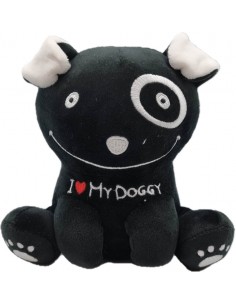 Peluche Doggy Noir 20cm