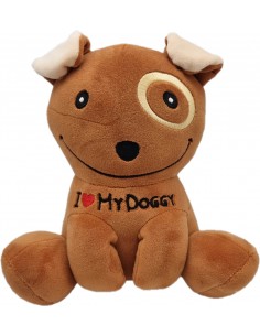 Peluche Doggy Marron 15cm
