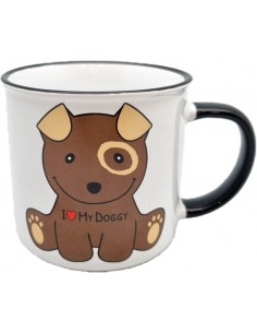 Mug Doggy Marron