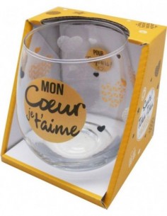 Verre "coeur"