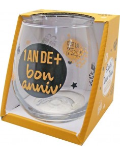 Verre "1 an de +"