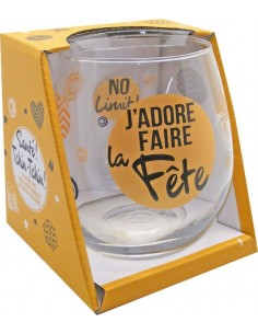 Verre "fête"