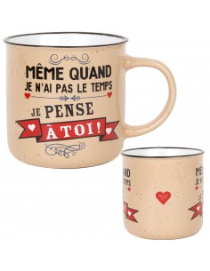 Mug Couleur "Je pense à toi"