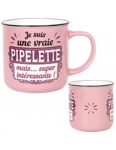 Mug Couleur "Pipelette"