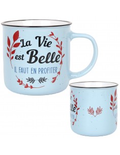 Mug Couleur "La vie est belle"